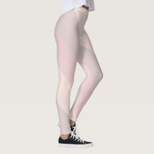 Leggings Elégante crème rose violet Modèle Pastel Couleurs