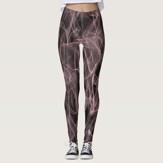 Leggings Élégante Fumée - Esthétique mystique (Devant)