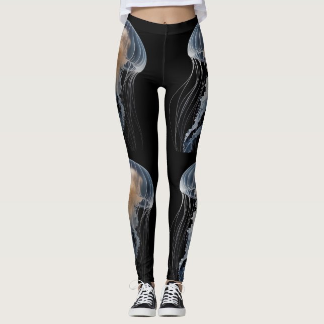Leggings "Élégante légende de méduses : Unique d'inspiratio (Devant)