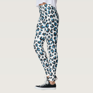 Leggings Elégante Parties scintillant Bleue Poster de anima