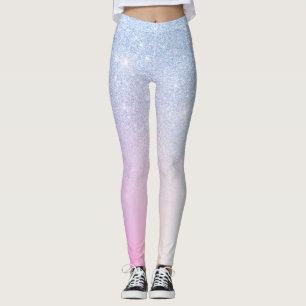 Leggings Elégante parties scintillant bleue sombre et moder