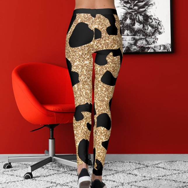 Leggings Elégante Parties scintillant Moderne Étincelle Mot (Créateur téléchargé)
