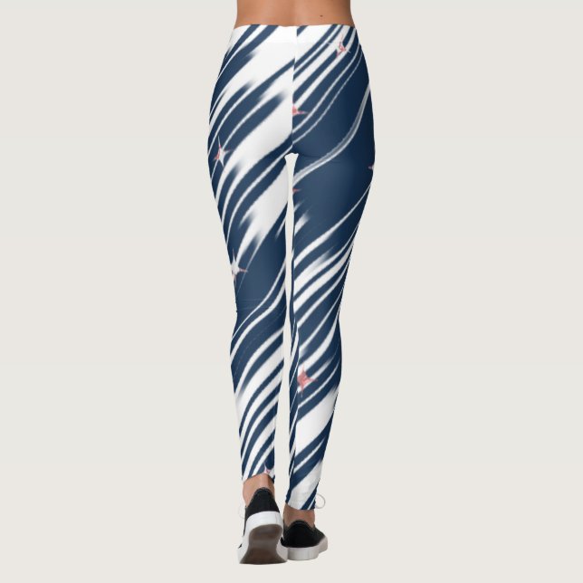 Leggings Elégantes rayées pour femmes  (Dos)
