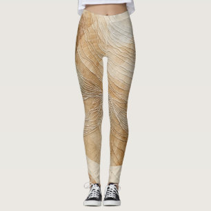 Leggings Éléments Naturels Neutres et Aériens Bohème Boho