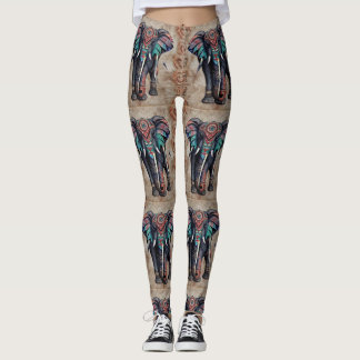Leggings Eléphant indien