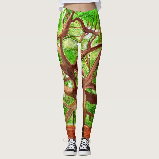 Leggings Élevage de chênes (Devant)