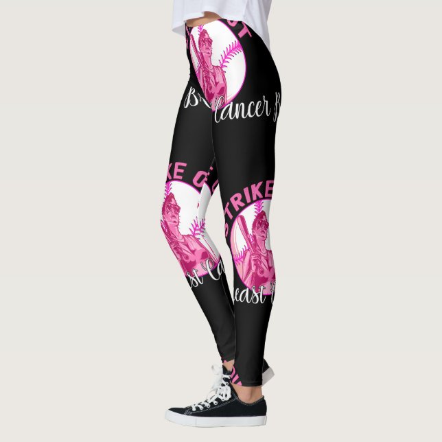 Leggings Éliminer le cancer du sein Mois de sensibilisation (Gauche)