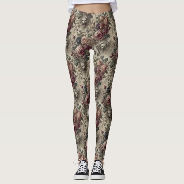 Leggings Elle a des griffes - gothique victorien (Devant)