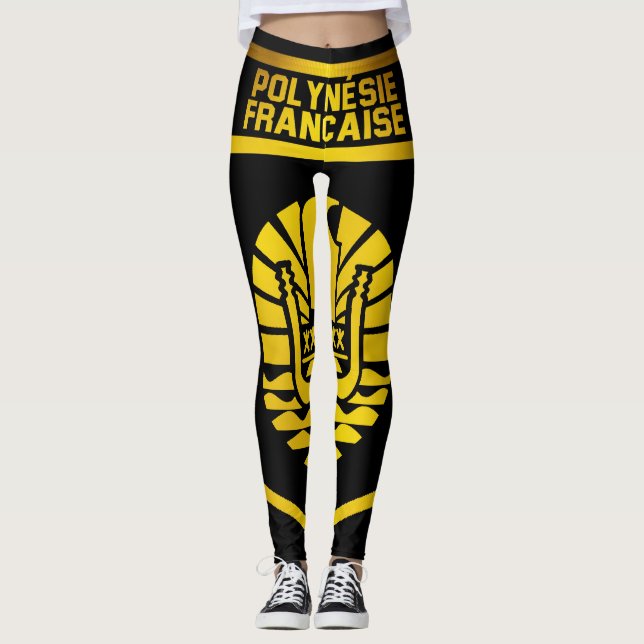 Leggings Emblem de la Polynésie française (Devant)