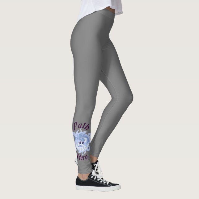 Leggings Emblème "Chemin d'un héros" (avec titre) (Droite)