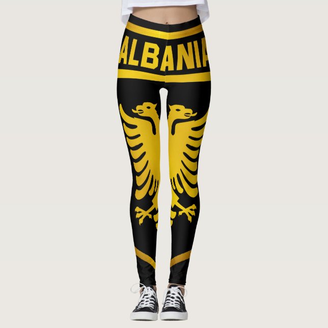 Leggings Emblème de l'Albanie (Devant)