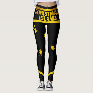 Leggings Emblème de l'île Christmas