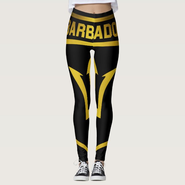 Leggings Emblème des Barbade (Devant)