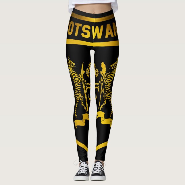 Leggings Emblème du Botswana (Devant)