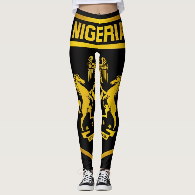 Leggings Emblème du Nigeria (Devant)
