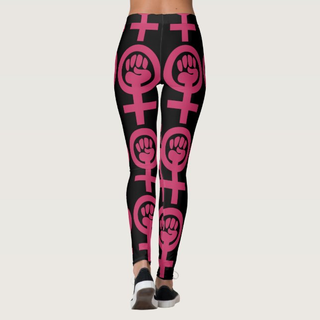 Leggings Emblème du pouvoir féminin (Dos)