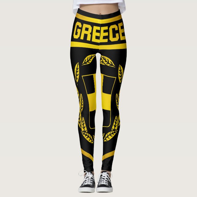 Leggings Emblème grec (Devant)