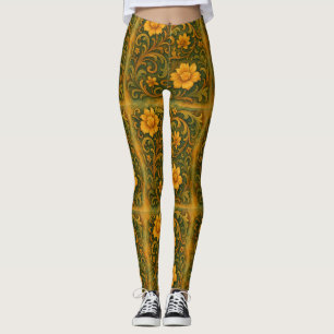 Leggings Emerald Enclave™ MaelstroMedia - Réverie botanique