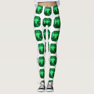 Leggings Émeraude Motif verte