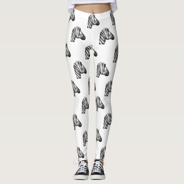 leggings emoji zebra (Devant)