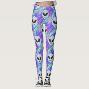 Leggings émoticône alien