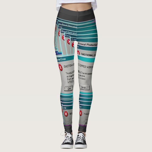 Leggings Emotional.exe A Cessé de Fonctionner Ordinateur Ré (Devant)