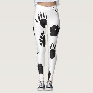 Leggings Empreinte animale et animale