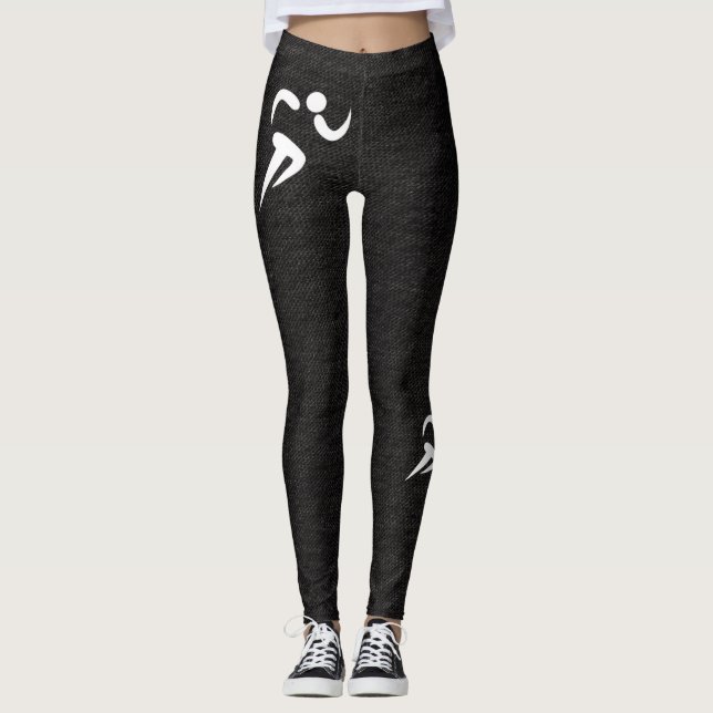 Leggings Empreinte d'alimentation de démarrage (Devant)
