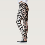 Leggings Empreinte de léopard de Cheetah à deux tons<br><div class="desc">Metallic-brillant Cheetah Leopard Motif imprimé sport de mode féminine sport sport yoga pantalon leggings pantalon.</div>