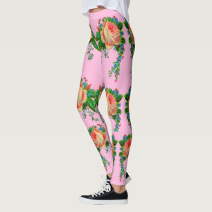 Leggings Empreinte florale victorienne