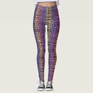 Leggings Empreintes de léopard de Pop Neon - Gras 