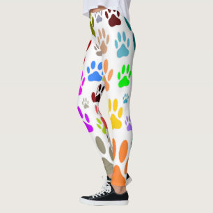 Leggings Empreintes de pattes de chiens partout
