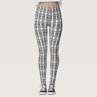 Leggings Empreintes de pattes gris