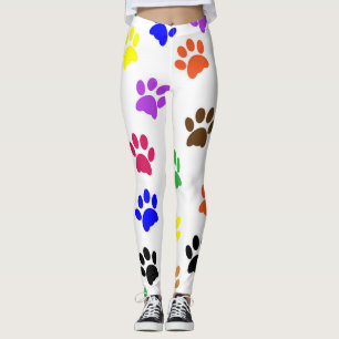 Leggings empreintes de pattes partout