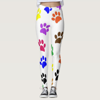 Leggings empreintes de pattes partout