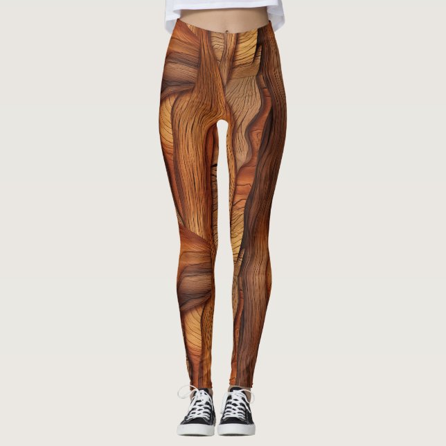 Leggings en bois - Joli (Devant)