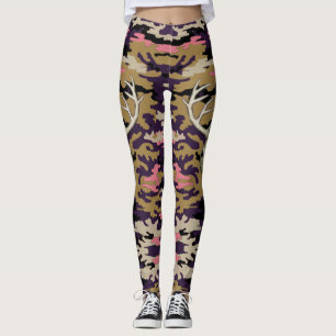 Leggings en Camo rose