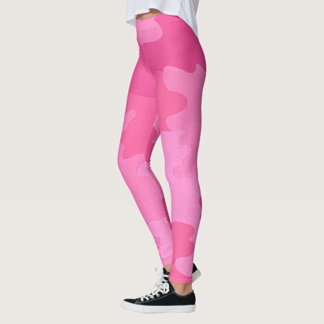 Leggings en camouflage rose (Gauche)