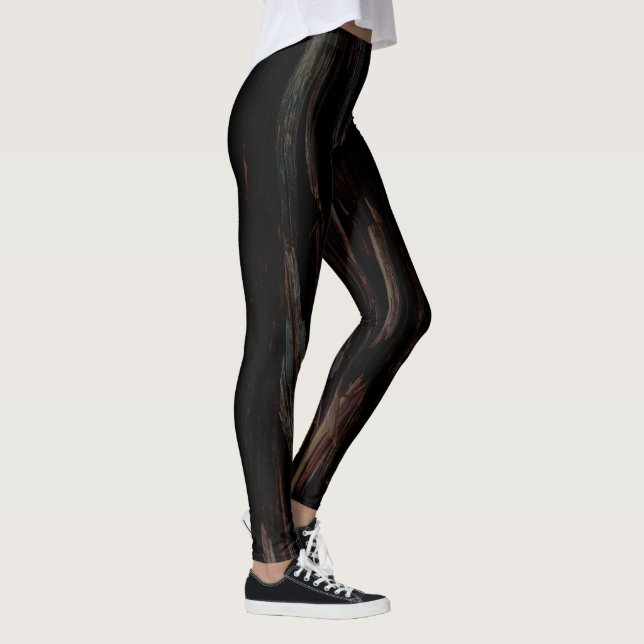 Leggings en écorce d'arbre rouge de la forêt 2 (Droite)