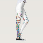 Leggings en mosaïque<br><div class="desc">Ces légendes élégantes sont décorées d'un arbre en mosaïque de couleur arc-en-ciel. 
Mosaïque originale © Michele Davies.</div>