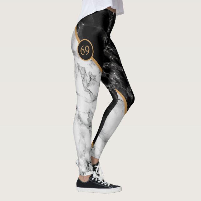 Leggings en pierre de marbre noir (Droite)