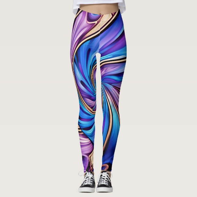 leggings en spirale vive (Devant)