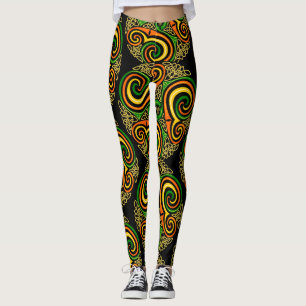 leggings en spirales célestes
