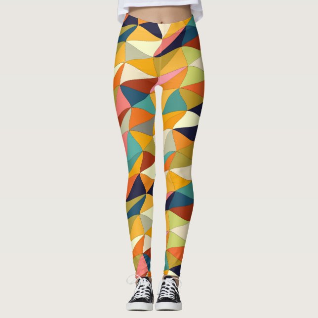 Leggings enchevêtrement coloré... (Devant)