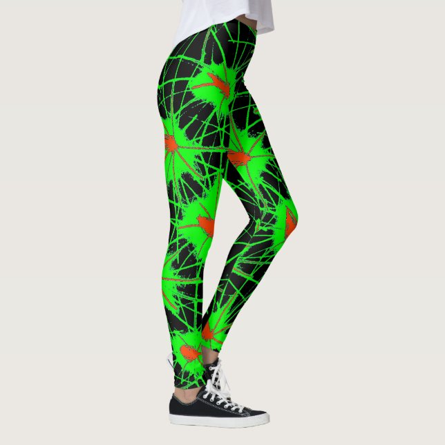 Leggings Energy Web Neon (Droite)
