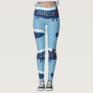 Leggings Enfants Crocodile Motif : Jeu d'été.
