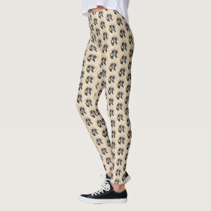 Leggings Entlebucher Mountain Dog Painting Original Chien A