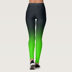 Leggings Entraîneur de fitness Faded Green et Black