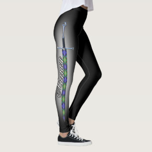 Leggings Épée en acier écossaise de tartan de Murray de