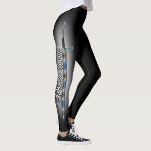 Leggings Épée en acier écossaise de tartan de Thompson d